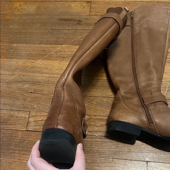 Brown Leather Naturalizer Riding Boots- Jaya - Picture 6 of 11